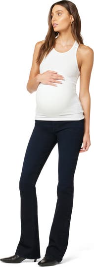 Joe's Jeans Women's The Icon Crop Bootcut Maternity, White, 23