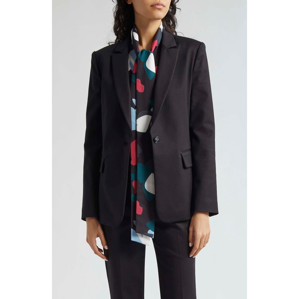 EMPORIO ARMANI EMPORIO ARMANI COTTON COUTURE ONE-BUTTON BLAZER