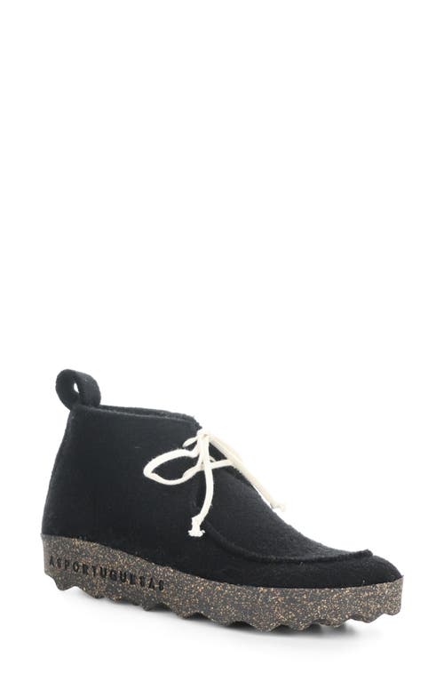 Shop Asportuguesas By Fly London Cody Wool Chukka Boot In 004 Black Tweed/felt