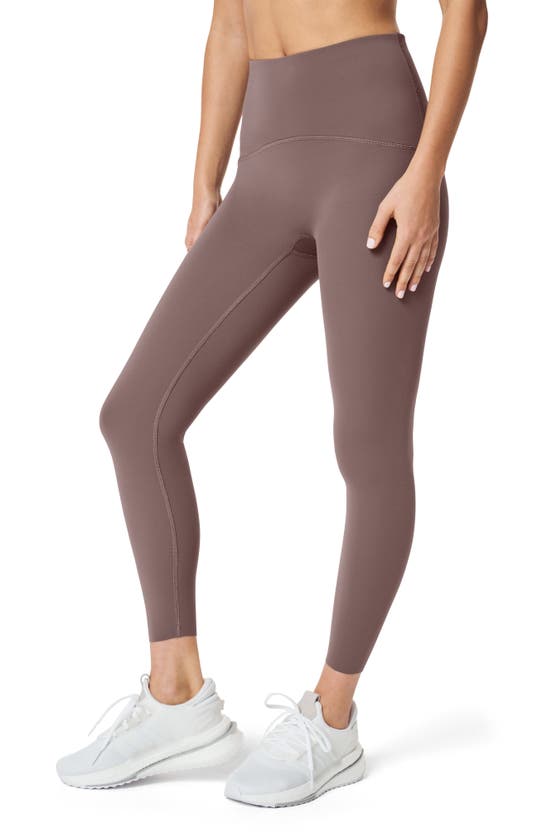 Shop Spanx Booty Boost Active High Waist 7/8 Leggings In Smoke