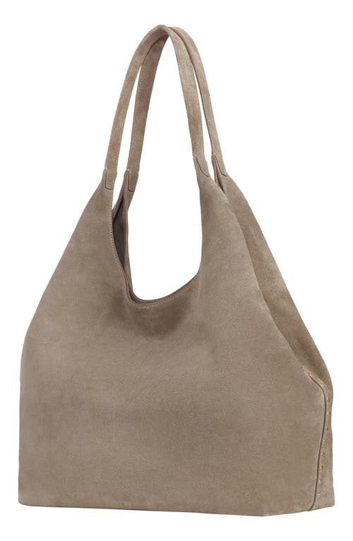 Rebecca Minkoff Darren Signature Large Leather Shoulder Bag In Clay