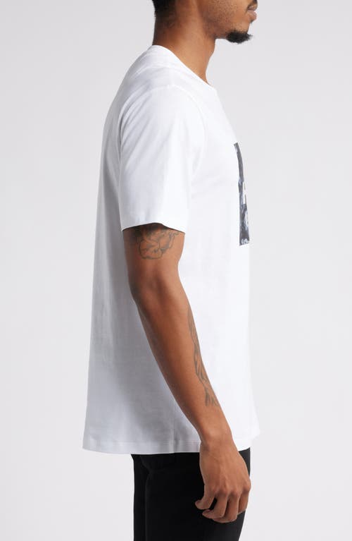 Hugo Boss Hugo Dulive Graphic T-shirt In White