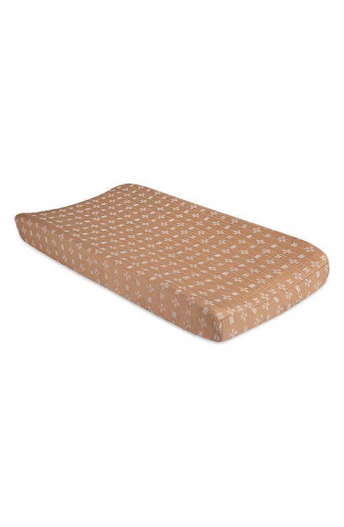CRANE BABY Quilted Changing Pad Cover in Copper at Nordstrom