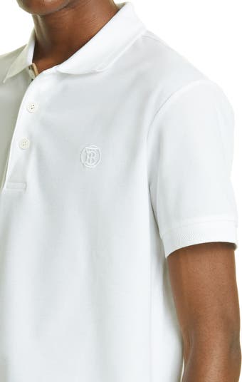 Burberry Embroidered TB Monogram Shirt - White