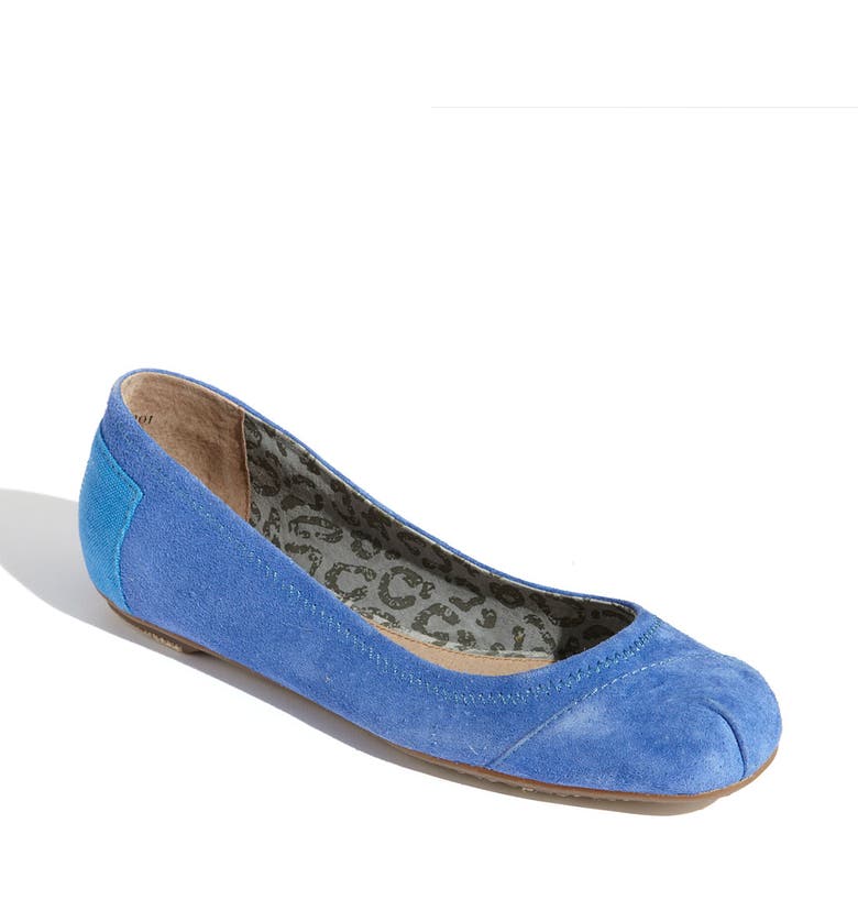 TOMS 'Eliana' Suede Ballet Flat | Nordstrom