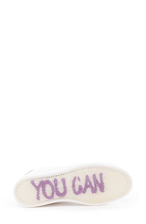 P448 John Sneaker In White/ultra Violet