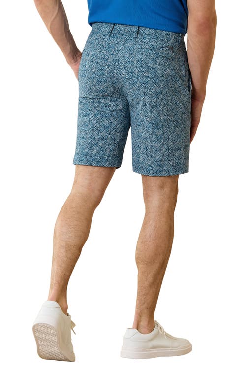 Shop Tommy Bahama Chip Shot Fleur Geo Islandzone® Shorts In Neptune