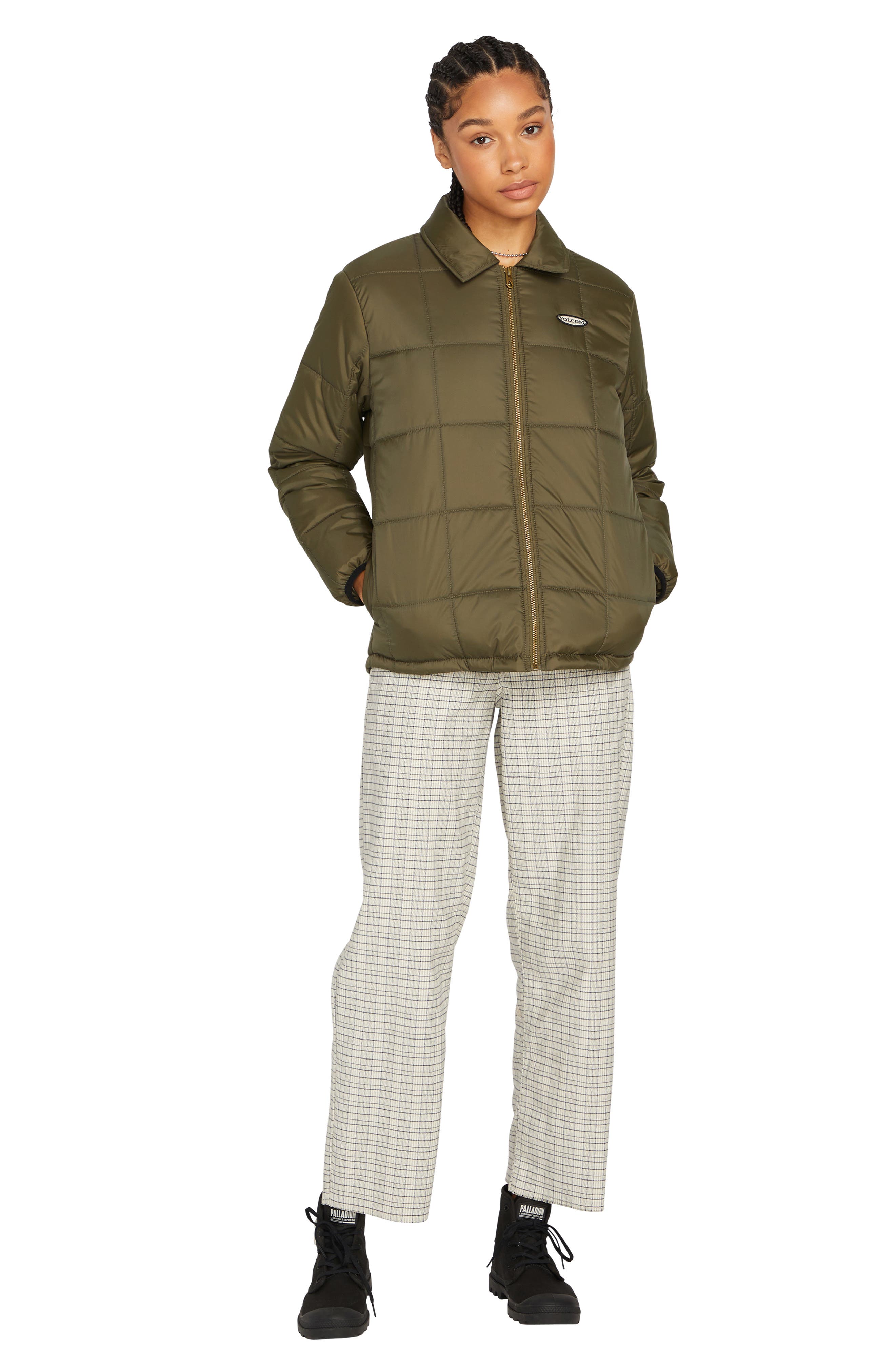 ThisThatThem Water Repellent Quilted Jacket Nordstrom