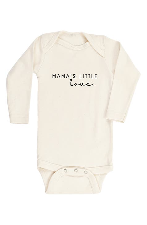 Mama's Little Love Long Sleeve Organic Cotton Bodysuit (Baby)