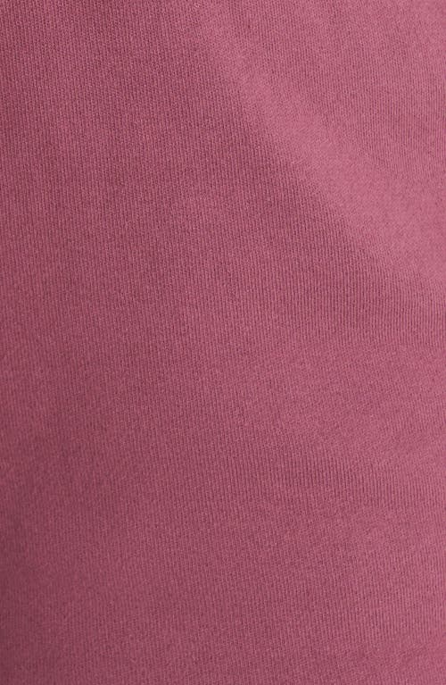 The Standard Stitch The Sweat Short In Plum
