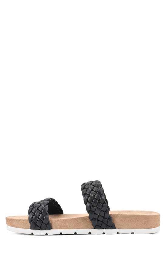 Cliffs By White Mountain Truly Slide Sneaker In Black/ Smooth