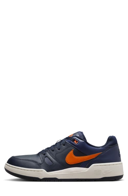 Shop Nike Full Force Lo Sneaker In Dark Obsidian/phantom/orange