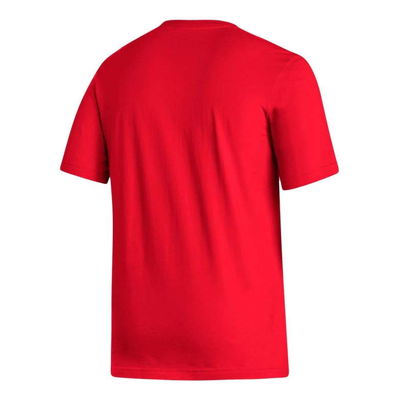 Shop Adidas Originals Adidas Red Bayern Munich Crest T-shirt