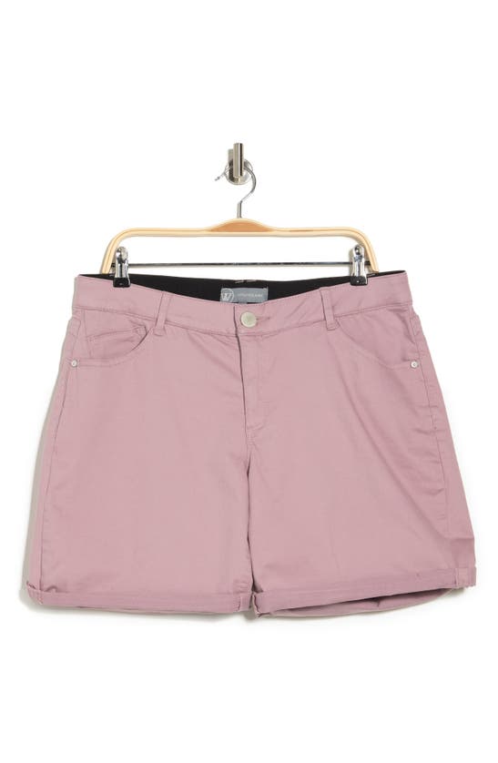 Wit & Wisdom 'ab'solution Stretch Cotton Shorts In Smtw-smokey Twilight