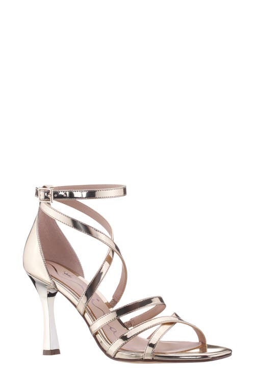 Shop Nina Devyn Ankle Strap Sandal In Platino