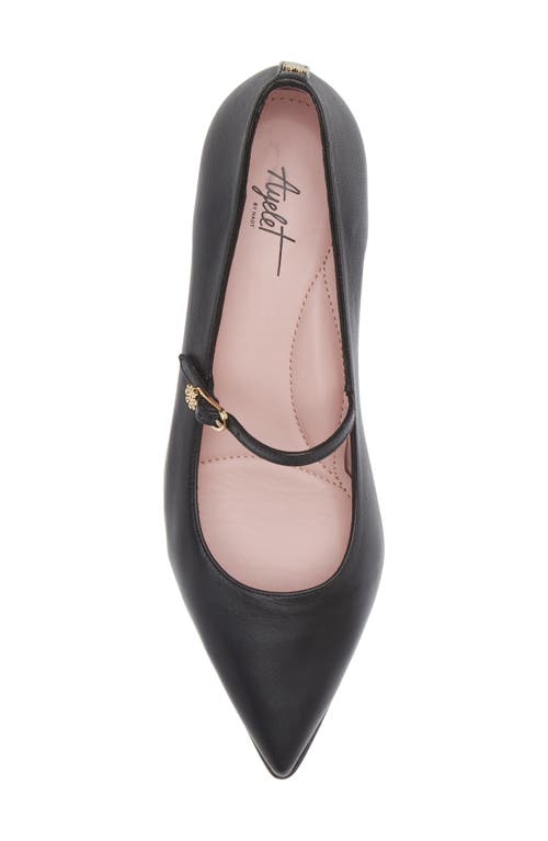 Naot Rosalie Pointed Toe Pump In Black Nappa Leather