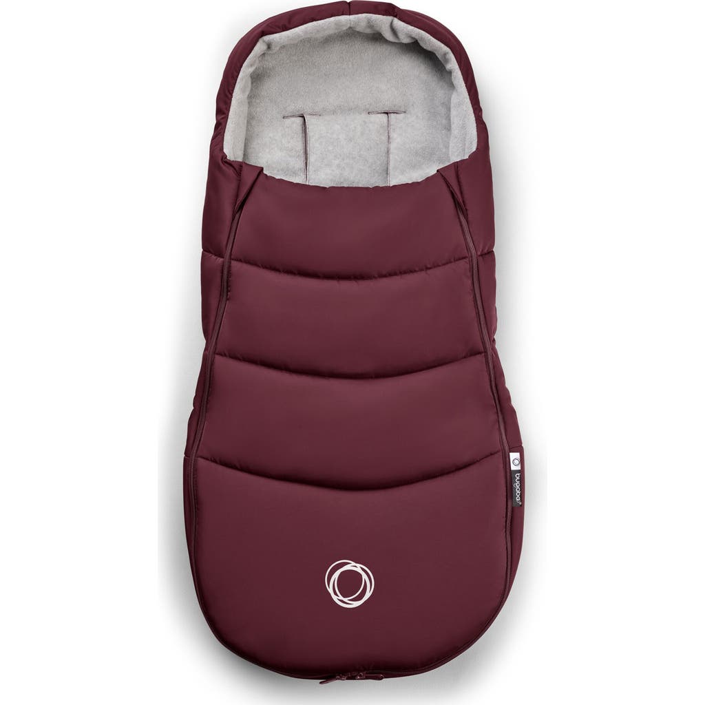 Bugaboo Water Repellent Stroller Footmuff in Dark Cherry