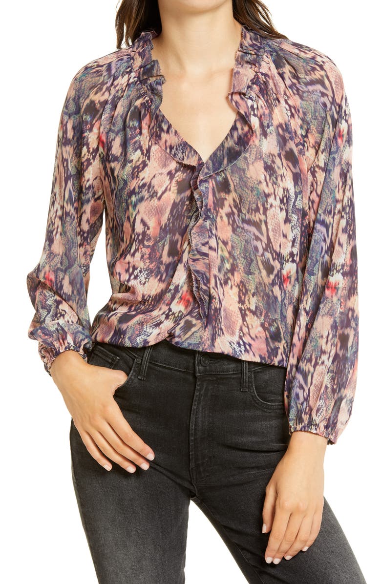 AllSaints Nylah Masala Top, Main, color, 