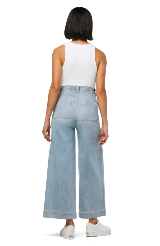 Shop Joe's The Addison High Waist Ankle Wide Leg Trouser Jeans In Admiration