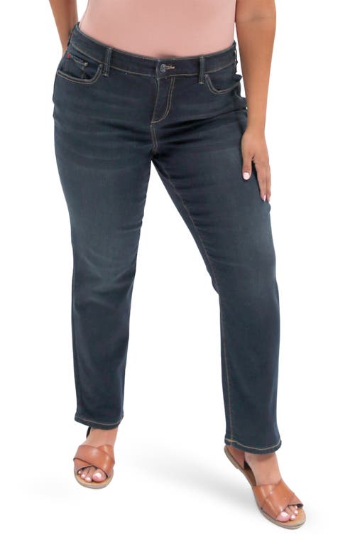 Mid Rise Slim Fit Jeans in Daphne