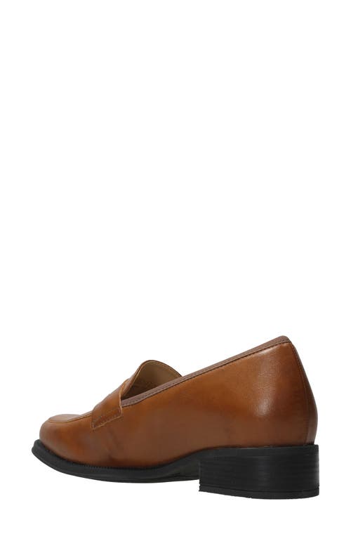 Shop Wolky Alabama F2f Penny Loafer In Brandy