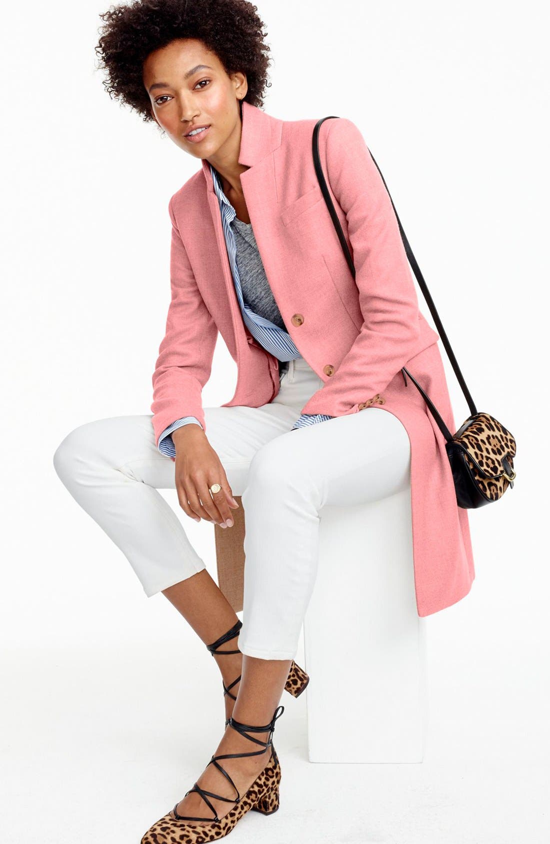 J.Crew 'Regent' Wool Long Topcoat Nordstrom