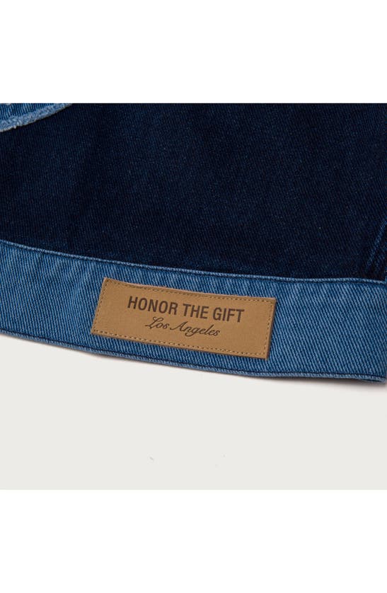Shop Honor The Gift Patchwork Denim Jacket In Indigo