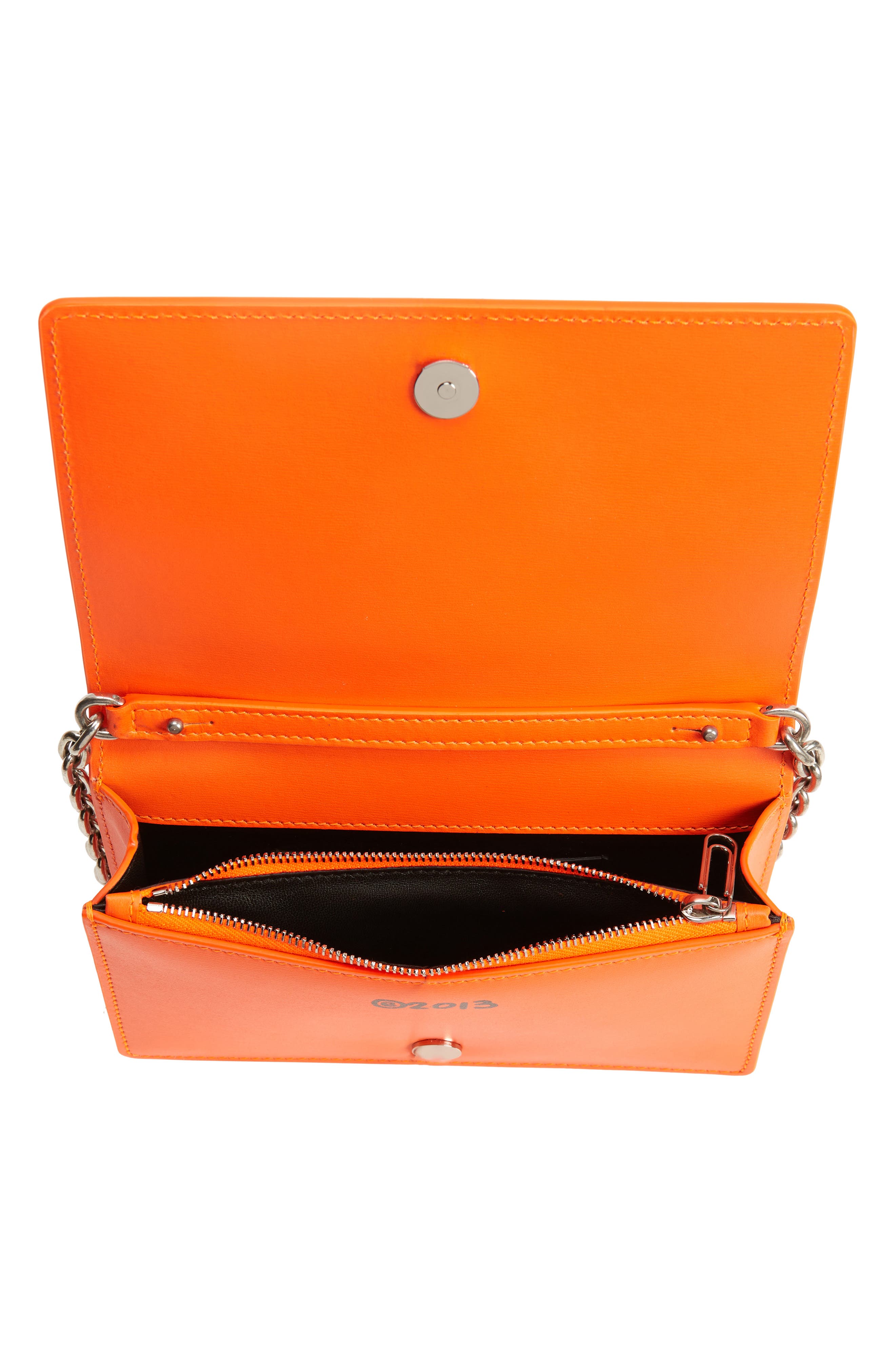 Orange off white discount purse