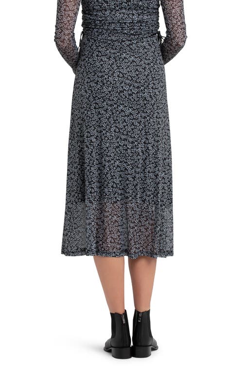 Shop Ripe Maternity Layla Floral Maternity A-line Skirt In Black/storm