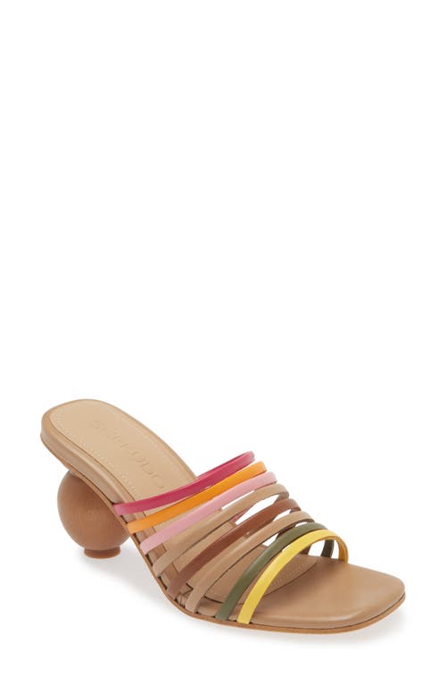 Shop Shekudo Como Slide Sandal In Brown
