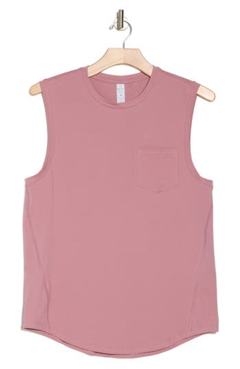 90 Degree By Reflex Dylan Muscle Tank In Pink