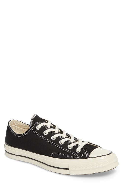 Converse Chuck Taylor® All Star® 70 Low Top Sneaker in Black/Black/Egret