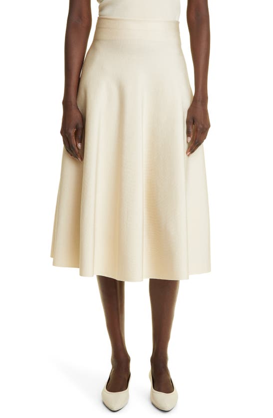 The Row Cindy A-line Midi Skirt In Neutral | ModeSens