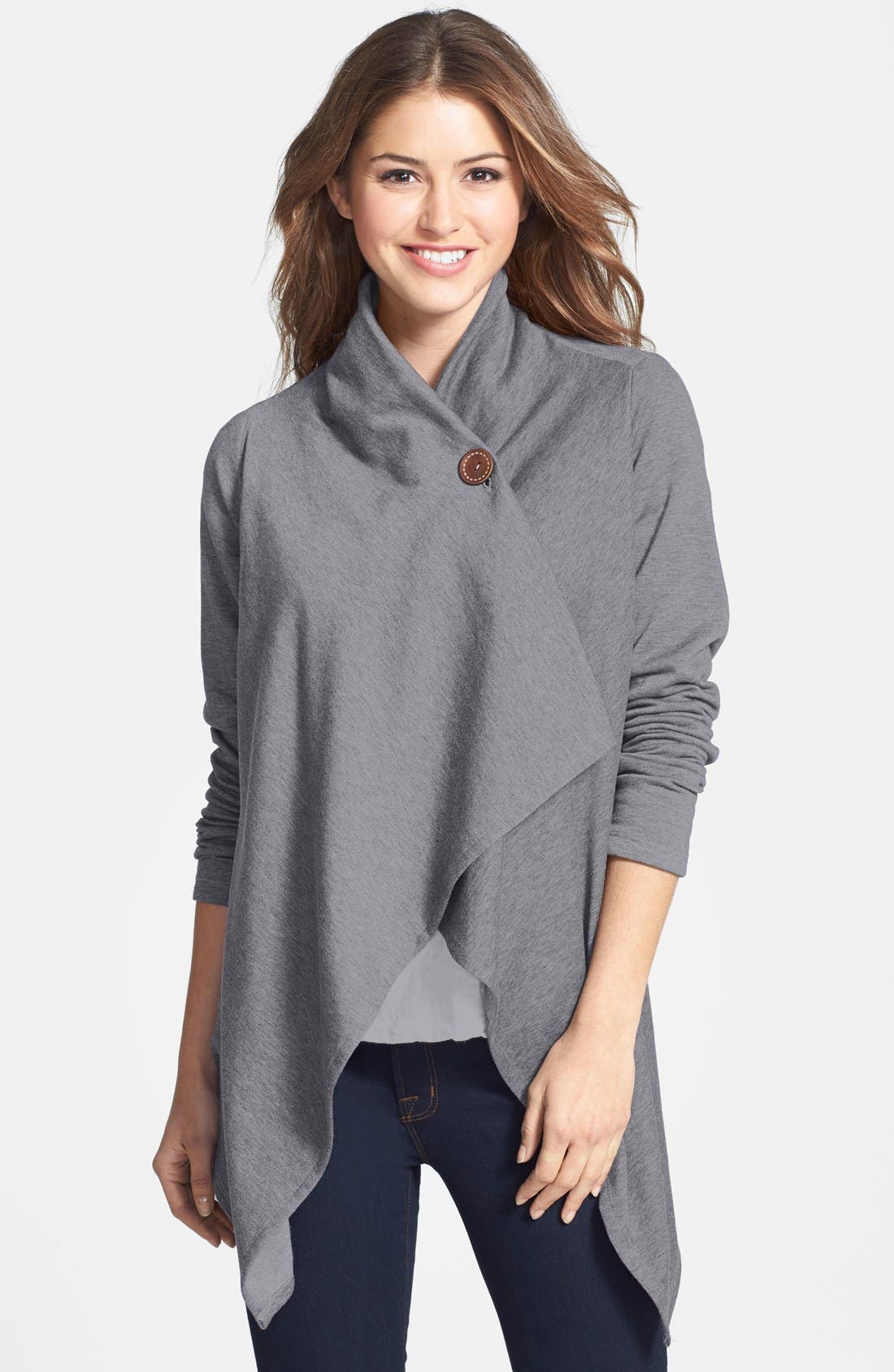 bobeau cardigan one button