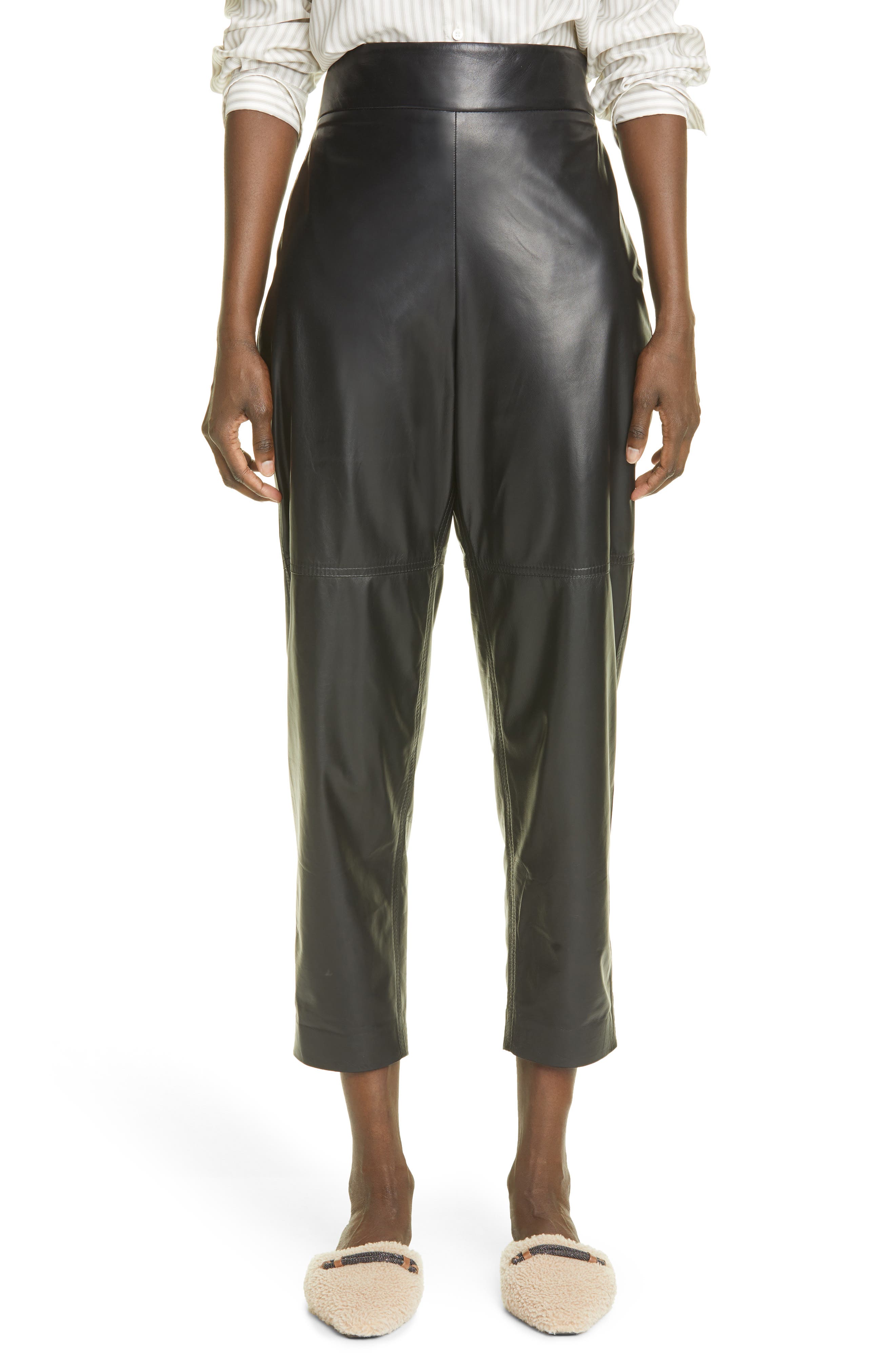 Brunello Cucinelli Side Zip Leather 
