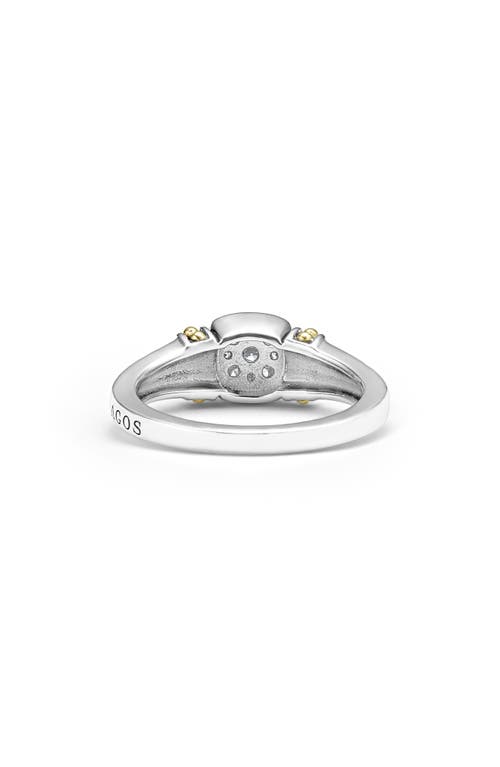 Shop Lagos Rittenhouse Diamond Pavé Ring In Silver