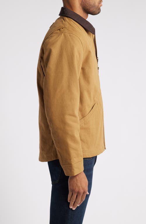 Shop Pendleton Tahoma Canvas Trucker Jacket In Saddle