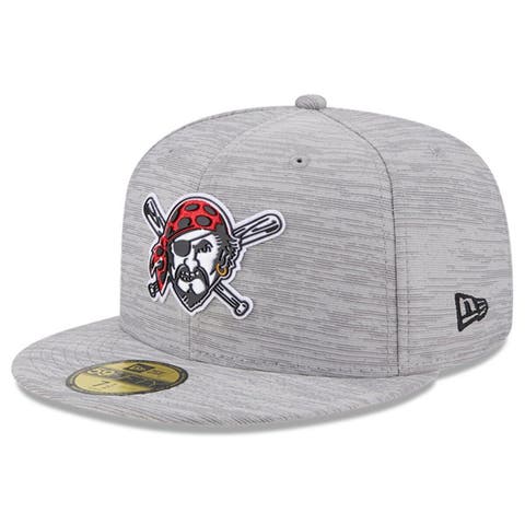 Men's Pittsburgh Pirates New Era Cardinal White Logo 59FIFTY Fitted Hat