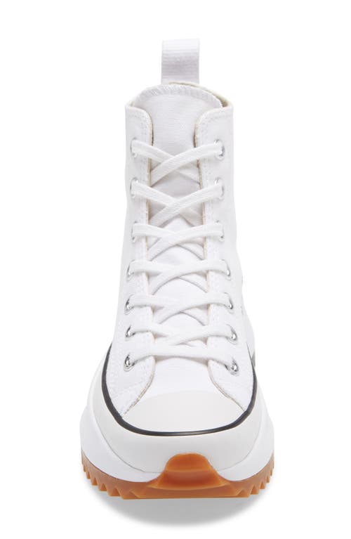 Shop Converse Chuck Taylor® All Star® Run Star Hike High Top Platform Sneaker In White/black/gum