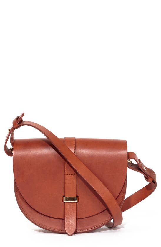 Sézane Claude Crossbody Bag In Chocolate | ModeSens