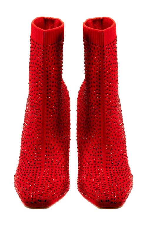 Ninety Union Barb Round Heel Bootie In Red