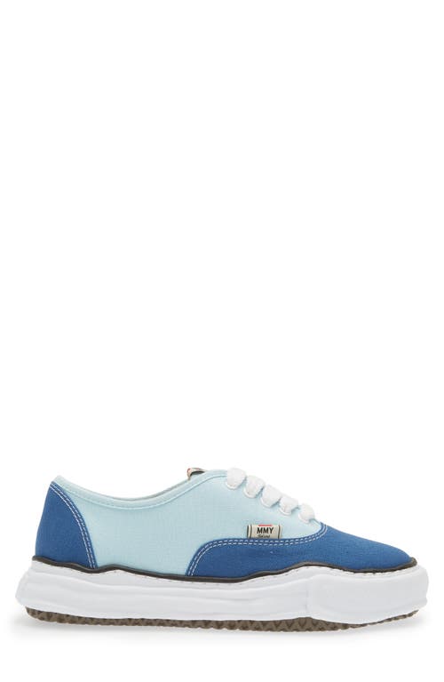 Shop Miharayasuhiro Maison Mihara Yasuhiro Baker Original Sole Canvas Sneaker (men)<br /> In Blue