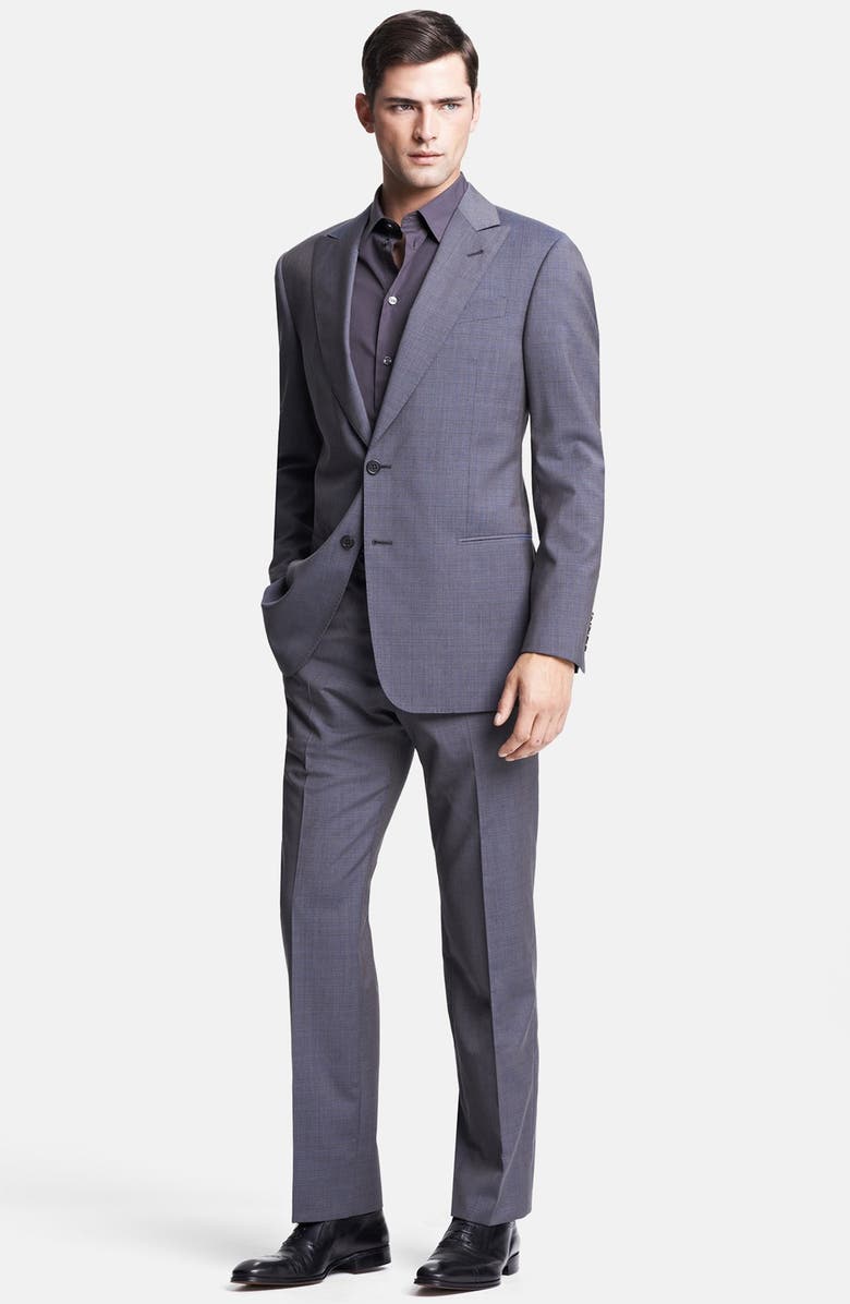 Armani Collezioni 'Giorgio' Smoke Grey Wool Suit | Nordstrom