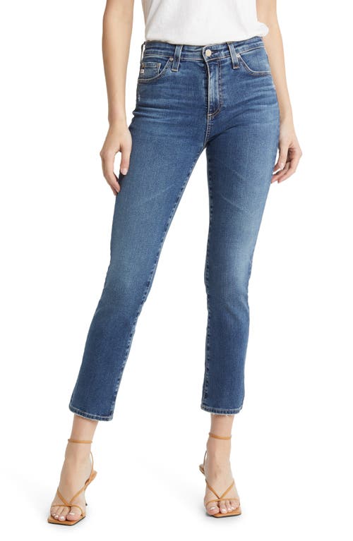 AG Mari High Waist Crop Straight Leg Jeans in 12 Years Rural