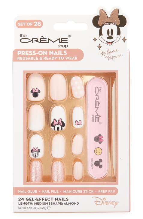 The Creme Shop Minnie Mouse Nail Decal + Polish Set