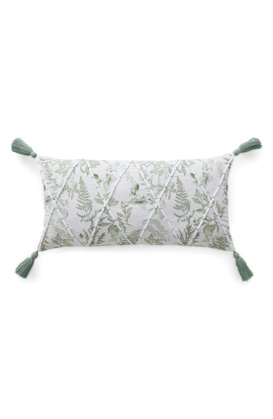 Peri Home Botanical Fern Accent Pillow In Gray
