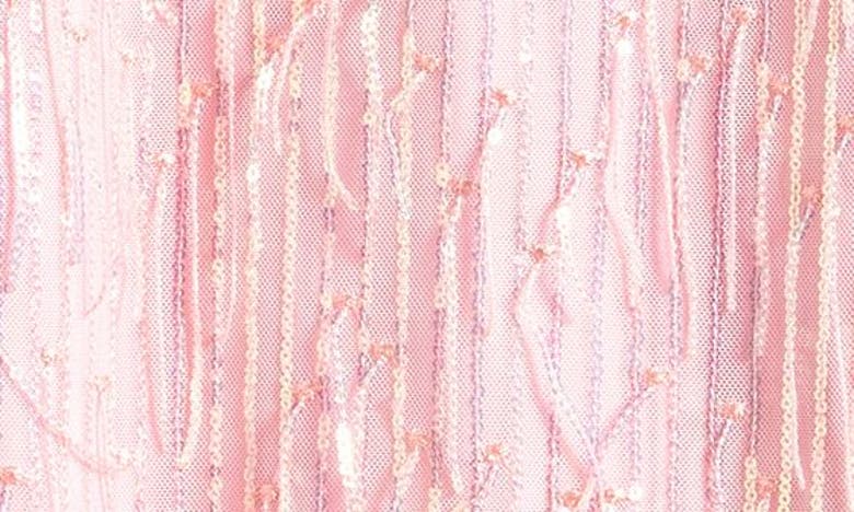 Shop Love, Nickie Lew Kids' Falling Sequins Dress In Blush
