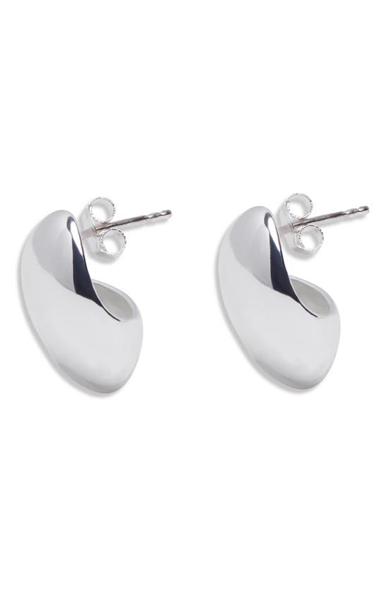 Shop Argento Vivo Sterling Silver Oval Stud Earrings