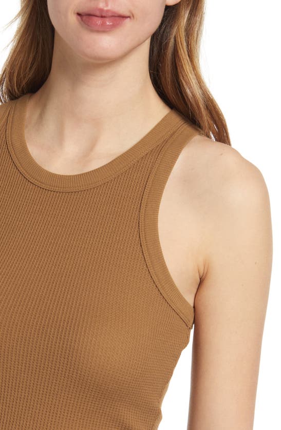 GOOD AMERICAN '90S THERMAL RACERBACK TANK