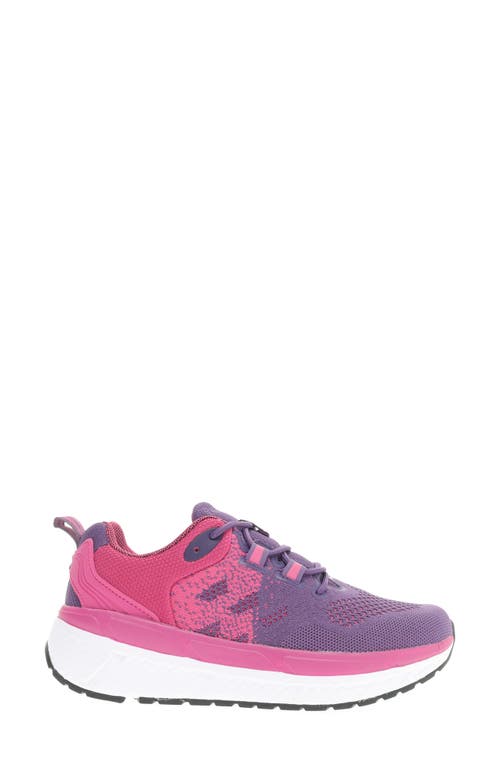 Propét Ultra Sneaker In Dark Pink/purple